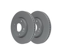 2x Disque de frein ATE 24.0126-0126.1 convient pour HYUNDAI KIA