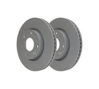 2x Disque de frein ATE 24.0126-0129.1 convient pour HYUNDAI