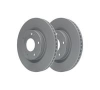 2x Disque de frein ATE 24.0126-0162.1 convient pour MITSUBISHI
