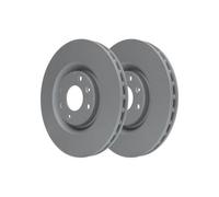 2x Disque de frein ATE 24.0128-0143.1 convient pour PEUGEOT