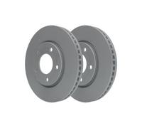 2x Disque de frein ATE 24.0128-0148.1 convient pour CHRYSLER