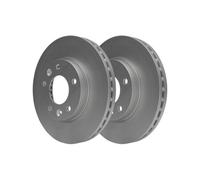 2x Disque de frein ATE 24.0128-0211.1 convient pour KIA