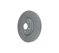2x Disque de frein ATE 24.0130-0180.1 convient pour MERCEDES-BENZ
