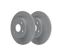2x Disque de frein ATE 24.0312-0188.1 convient pour OPEL VAUXHALL CHEVROLET