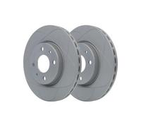 2x Disque de frein ATE 24.0322-0197.1 convient pour CITROËN FIAT PEUGEOT