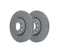 2x Disque de frein ATE 24.0325-0171.1 convient pour SKODA VAG