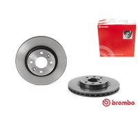 2x Disque de Frein Avant Ventilé 259mm BREMBO 09.5802.21 Nissan Kubistar