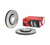 2x Disque de frein BREMBO 09.9363.2X convient pour ALFA ROMEO CHRYSLER DODGE