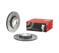 2x Disque de frein BREMBO 09.A047.21 convient pour MINI