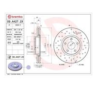 BREMBO 09.A427.2X Disque de frein
