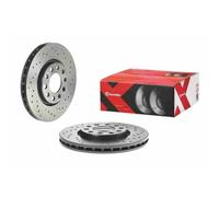 Brembo Disque de frein 09.A721.1X – Convient pour Alfa Romeo, Fiat, Jeep – Lot de 2