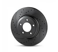 2x Disque de frein Essieu arrière perforé RT 20395-GL T5 ROTINGER pour BMW X3