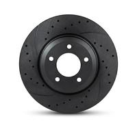 2x Disque de frein Essieu arrière perforé RT 20430-GL T5 ROTINGER pour SAAB 9-5