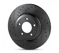 ROTINGER 2X Disque De Frein Arrière Ø320 Mm Perforé Ventilé Pour BMW 5Er Touring