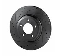 2x Disque de frein Essieu arrière perforé RT 2913-GL T5 ROTINGER pour AUDI VW