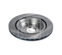 2 x FEBI BILSTEIN 106607 Disque de frein pour MERCEDES-BENZ