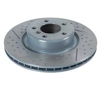 2x Disque de frein Essieu arrière perforé/ventilé de l'intérieur ADB114378