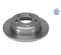 2x Disque de frein Essieu arrière plein 015 523 0019 MEYLE pour MERCEDES-BENZ