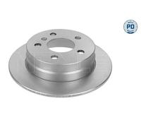 2x Disque de frein Essieu arrière plein 015 523 0027/PD MEYLE pour MERCEDES-BENZ