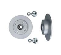 2x Disque de frein Essieu arrière plein 1031135 KAMOKA pour RENAULT THALIA II