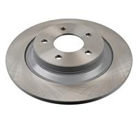 2x Disque de frein Essieu arrière plein 108465 FEBI BILSTEIN pour MAZDA 5