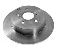2x Disque de frein Essieu arrière plein 108572 FEBI BILSTEIN pour TOYOTA VERSO