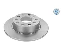 2x Disque de frein Essieu arrière plein 115 523 0018/PD MEYLE pour VW SKODA AUDI