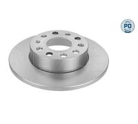 2x Disque de frein Essieu arrière plein 115 523 0038/PD MEYLE pour VW SKODA AUDI