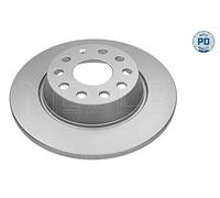 2x Disque de frein Essieu arrière plein 115 523 0043/PD MEYLE pour VW AUDI SKODA
