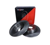 2x Disque de frein Essieu arrière plein 19-0727 MAXGEAR pour MERCEDES-BENZ CLK