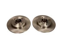 2x Disque de frein Essieu arrière plein 19-1277 MAXGEAR pour PEUGEOT CITROËN