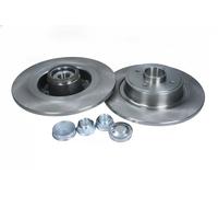 2x Disque de frein Essieu arrière plein 19-1966 MAXGEAR pour RENAULT SCÉNIC II