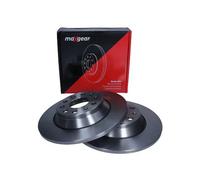 2x Disque de frein Essieu arrière plein 19-2195 MAXGEAR pour SEAT AUDI VW SKODA