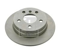 2x Disque de frein Essieu arrière plein 24750 FEBI BILSTEIN pour MERCEDES-BENZ