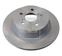 2x Disque de frein Essieu arrière plein 26062 FEBI BILSTEIN pour TOYOTA AVENSIS