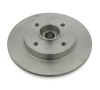 2x Disque de frein Essieu arrière plein 27201 FEBI BILSTEIN pour PEUGEOT CITROËN