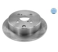 2x Disque de frein Essieu arrière plein 30-15 523 0059 MEYLE pour TOYOTA COROLLA