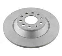 2x Disque de frein Essieu arrière plein 32 92 6657 SWAG pour AUDI A6 C6