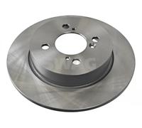 2x Disque de frein Essieu arrière plein 33 10 6588 SWAG pour SUZUKI SWIFT IV