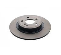 2x Disque de frein Essieu arrière plein 43839 FEBI BILSTEIN pour MERCEDES-BENZ