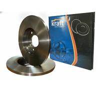 2x Disque de frein Essieu arrière plein 6051442 KRAFT AUTOMOTIVE