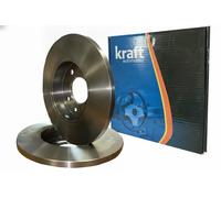 2x Disque de frein Essieu arrière plein 6051663 KRAFT AUTOMOTIVE pour OPEL