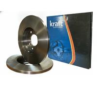 2x Disque de frein Essieu arrière plein 6056801 KRAFT AUTOMOTIVE pour ALFA ROMEO