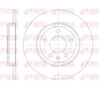 2x Disque de frein REMSA 61011.00 convient pour SEAT AUDI
