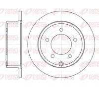 2x Disque de frein Essieu arrière plein 61025.00 REMSA pour CHRYSLER DODGE