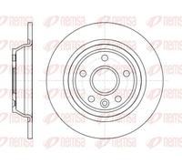 2x Disque de frein Essieu arrière plein 61167.00 REMSA pour FORD VOLVO