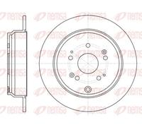 REMSA 2x Disques de Frein Arrière Ø304.6 MM Plein pour Honda Cr-V III Re _