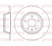 2x Disque de frein REMSA 61214.00 convient pour VW AUDI LEXUS