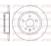 2x Disque de frein Essieu arrière plein 61316.00 REMSA pour OPEL CHEVROLET