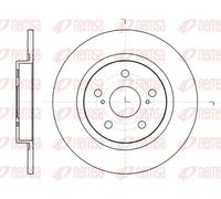 2x Disque de frein Essieu arrière plein 61325.00 REMSA pour TOYOTA AVENSIS Break